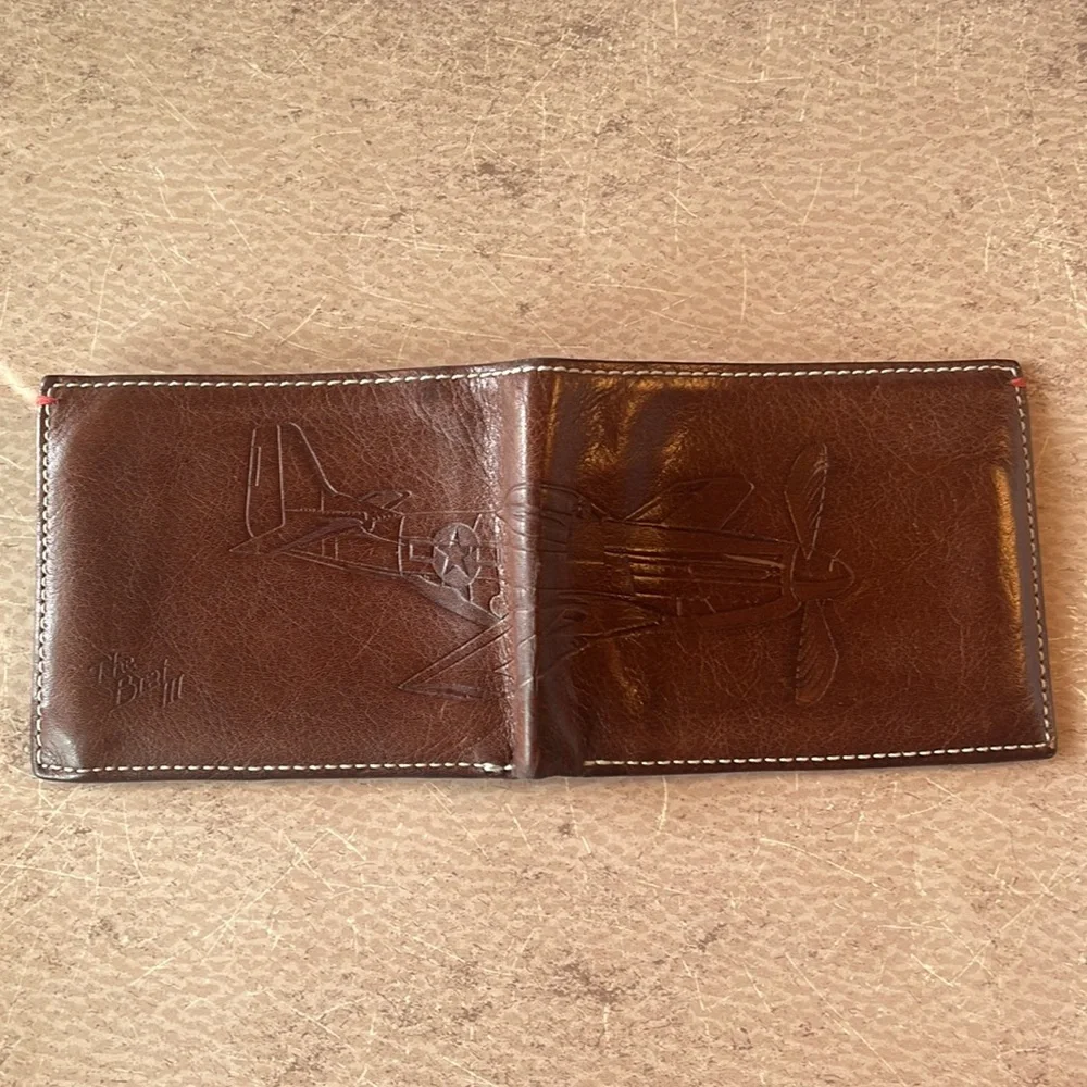 Fossil The Brat III Bi-Fold Leather Wallet